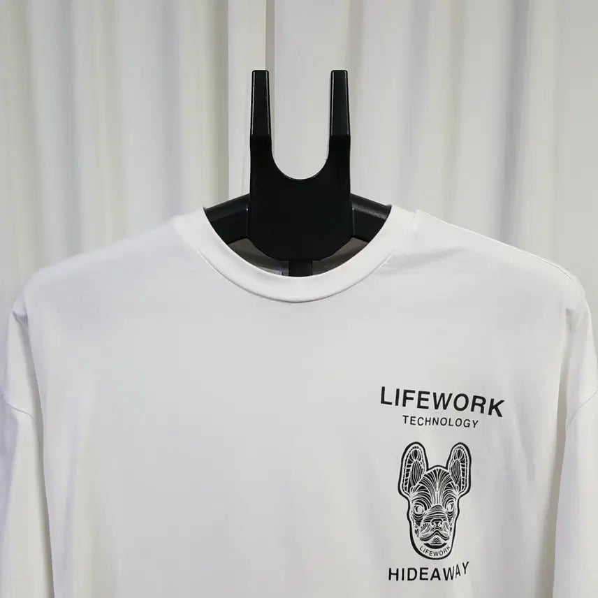 [SOLD OUT] 라이프워크 남성 레이어드 반팔 티셔츠 화이트 105추천 오일장 0331