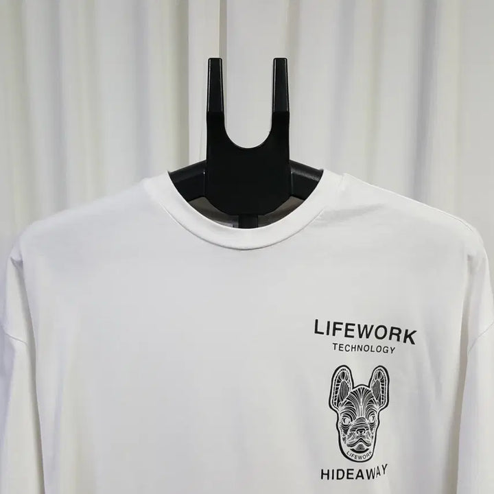 [SOLD OUT] 라이프워크 남성 레이어드 반팔 티셔츠 화이트 105추천 오일장 0331