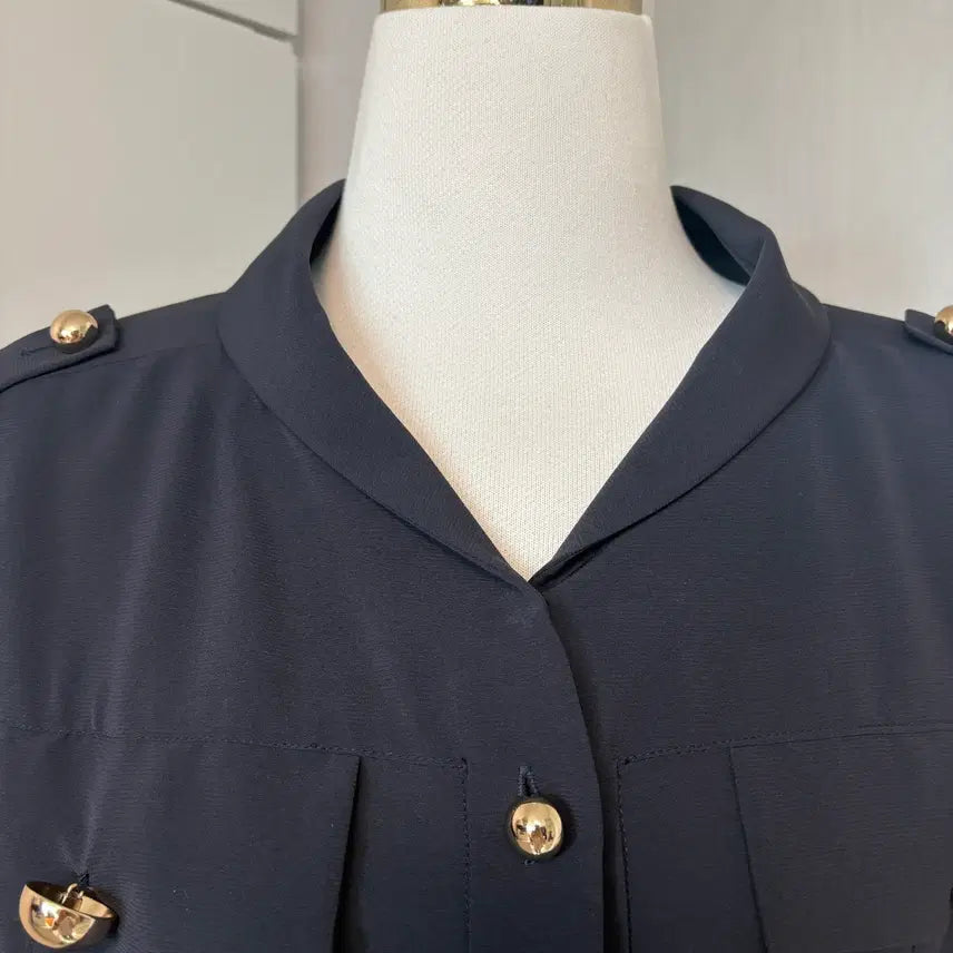 [BUNJANG] MICHAA Shoulder Strap Shirtdress / 미샤 견장 셔츠원피스