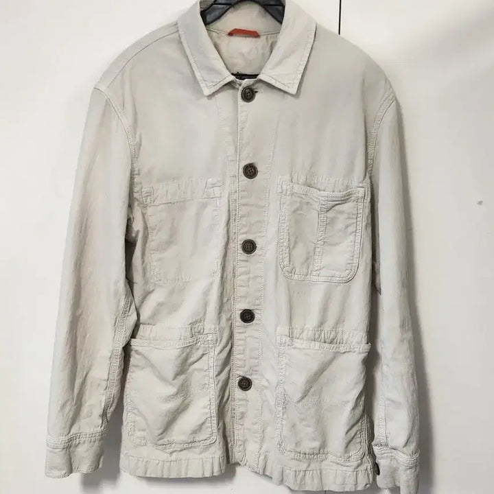 [BUNJANG] Henry Cotton Linen Dyed Chore Jacket Size 46 / 헨리코튼 린넨 다잉 초어 자켓 46