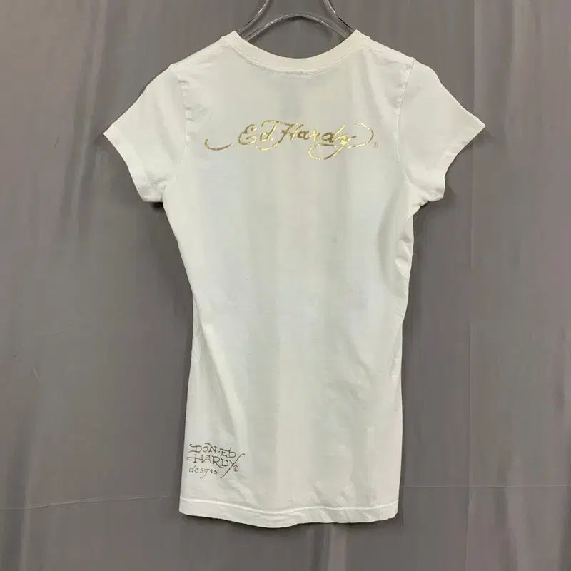 [SOLD OUT] S 에드하디 스컬 프린팅 y2k 반팔티