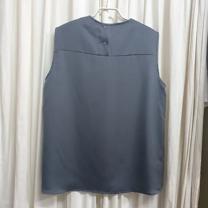 [BUNJANG] Morgan Sleeveless Blouse Dark Grey / MORGAN 모건 여성 민소매 블라우스