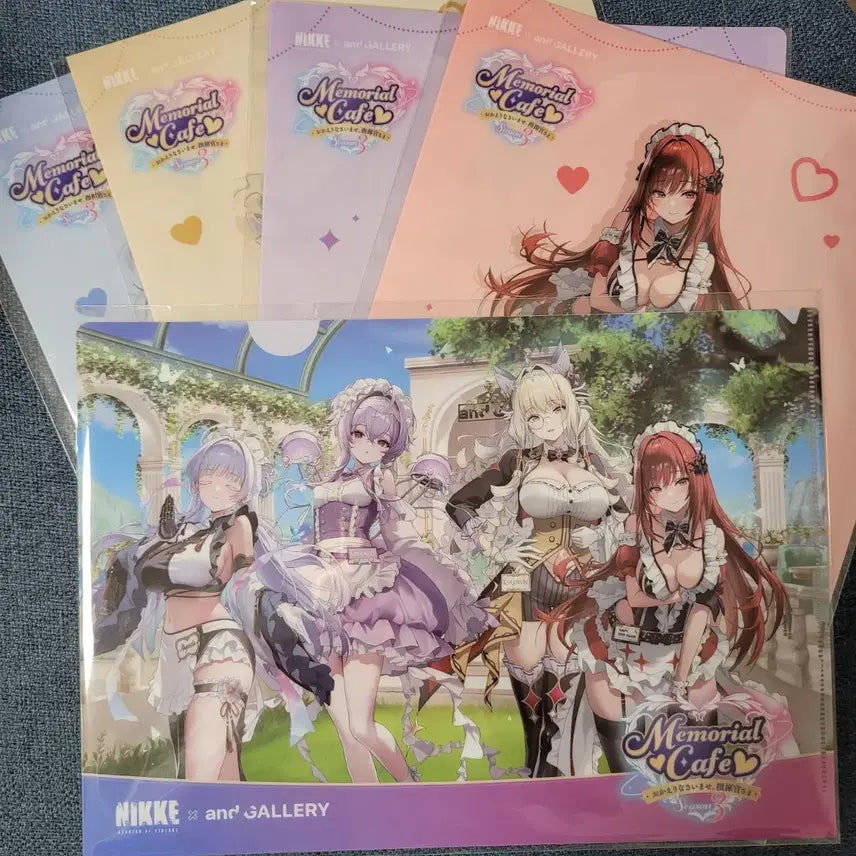 [BUNJANG] Nihonbashi Gallery x Nikke Clear File Set / 니케 and gallery 클리어 파일 세트