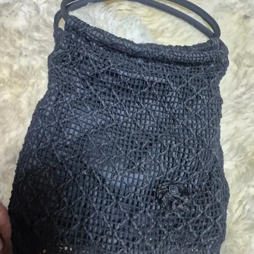 [BUNJANG] Red Sequin Floral Vintage Shoulder Bag / 레드 스팽글 꽃무늬 빈티지 가방 개당