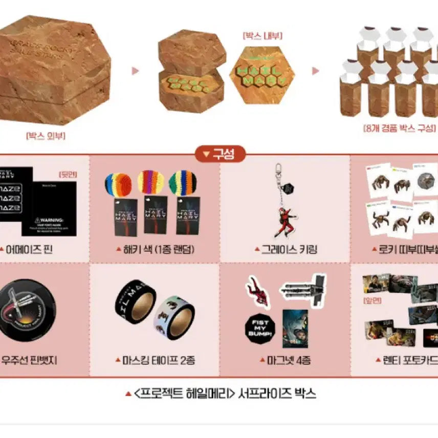 [BUNJANG] Project Hail Mary Surprise Box / 프로젝트 헤일메리 서프라이즈 박스
