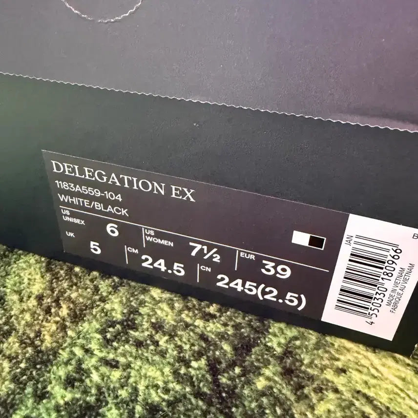 [BUNJANG] Onitsuka Tiger Delegation EX White Black Sneakers / 오니츠카 타이거 델리게이션 EX 화이트 블랙 245 일본정품
