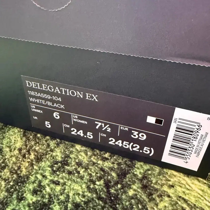 [BUNJANG] Onitsuka Tiger Delegation EX White Black Sneakers / 오니츠카 타이거 델리게이션 EX 화이트 블랙 245 일본정품