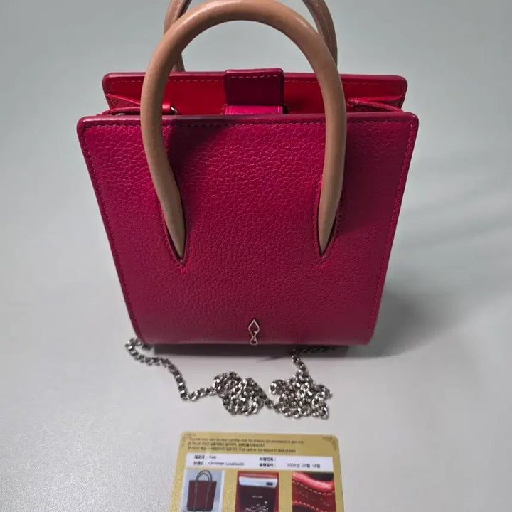 [BUNJANG] Christian Louboutin Top Handle Bag Pink / 크리스찬 루부탱 탑 핸들 핑크 가방