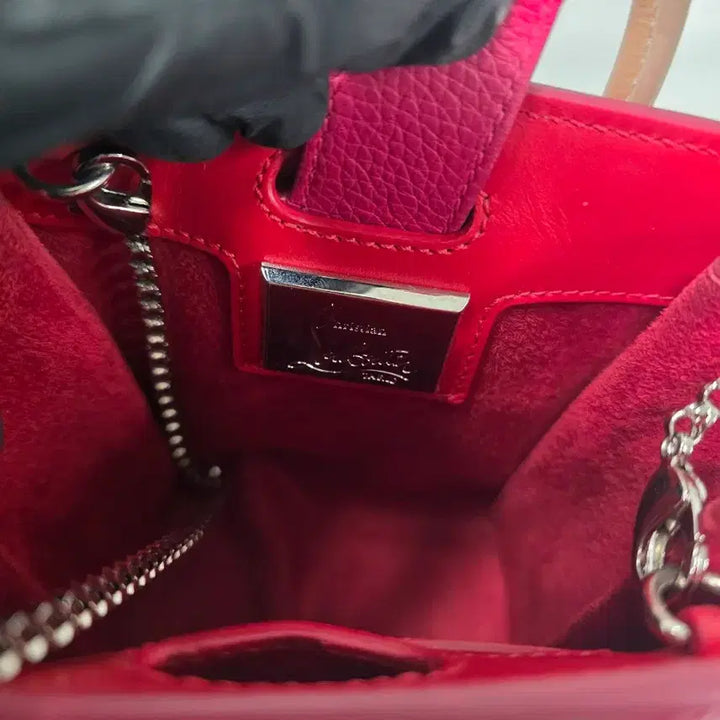 [BUNJANG] Christian Louboutin Top Handle Bag Pink / 크리스찬 루부탱 탑 핸들 핑크 가방