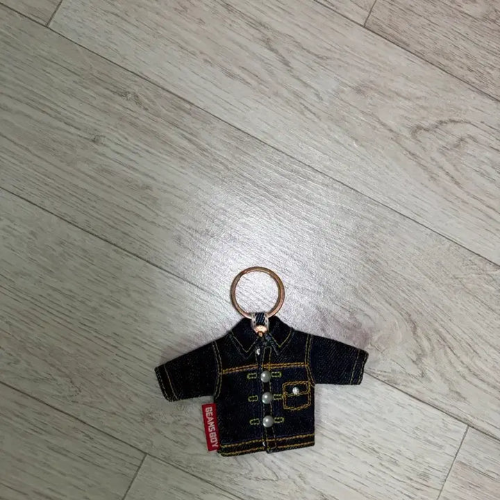 [BUNJANG] BEAMS Denim Jacket Keyring / 빔즈 데님 자켓 키링