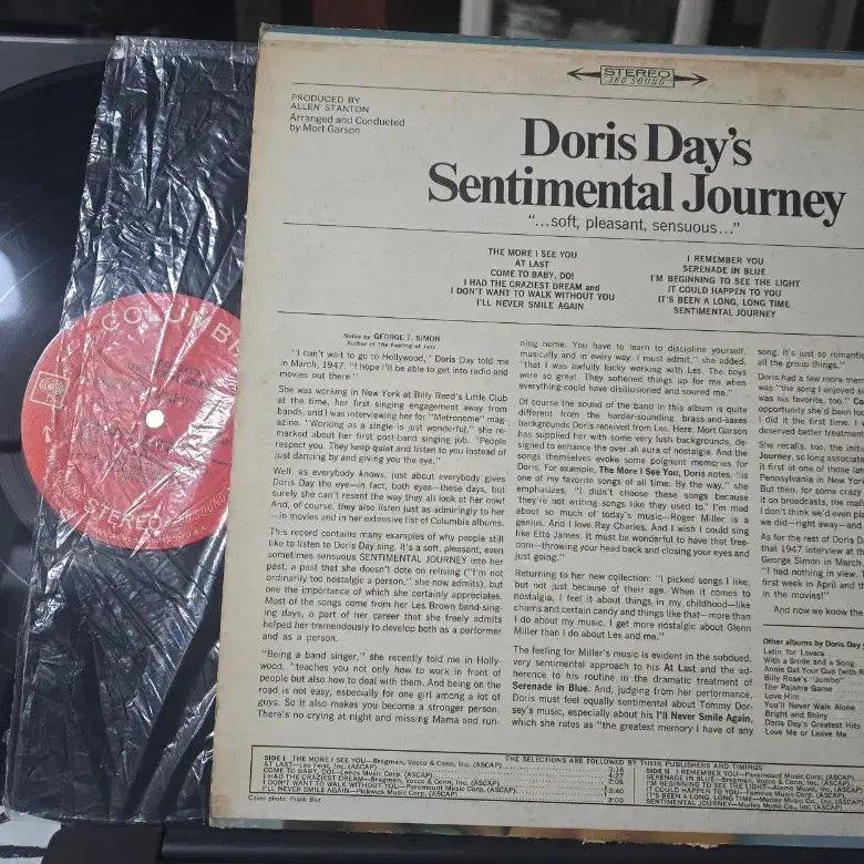 [BUNJANG] Doris Day Jazz LP 2종 (US) / 재즈_도리스 데이(Doris Day)_LP2종 (US)