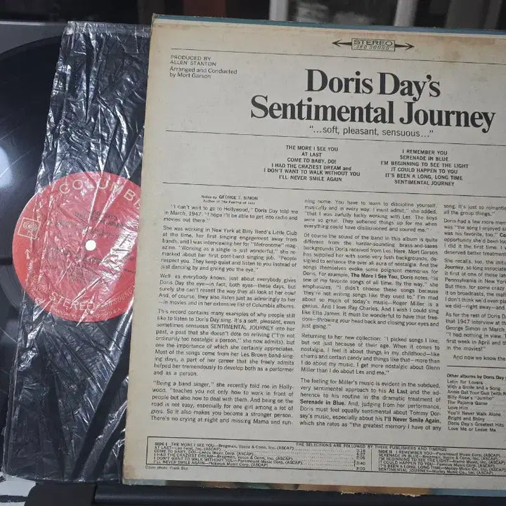 [BUNJANG] Doris Day Jazz LP 2종 (US) / 재즈_도리스 데이(Doris Day)_LP2종 (US)