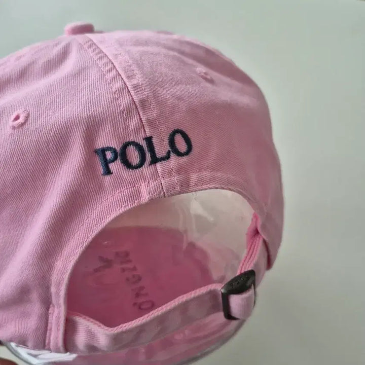 [BUNJANG] Polo Ralph Lauren Pastel Pink Cotton Twill Baseball Cap / 폴로랄프로렌 핑크 볼캡모자