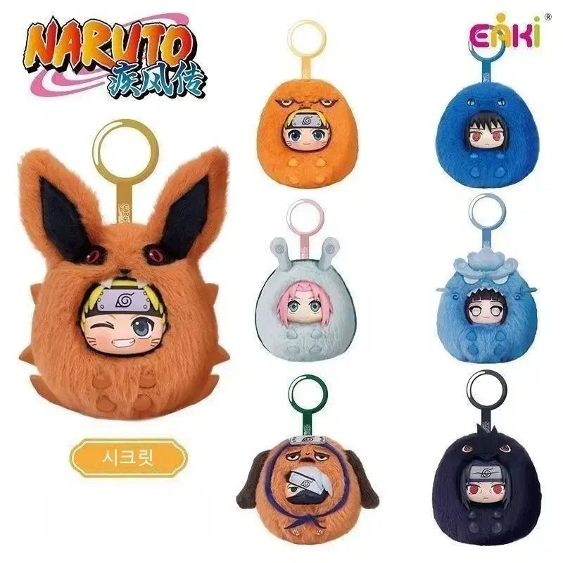 [BUNJANG] Naruto Random Plush Keychain (Sealed) / 나루토 랜덤 인형 키링 미개봉