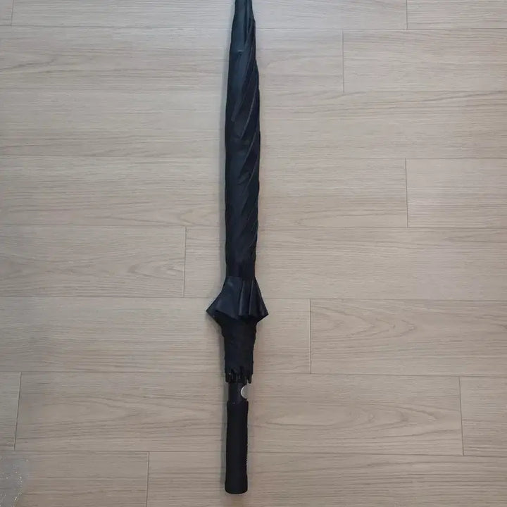 [BUNJANG] Black Automatic Long Umbrella / 한번사용>검정색 튼튼한 장우산 (자동우산)
