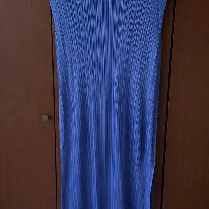 [BUNJANG] Sleeveless Pleated Long Dress / 플리츠 롱 원피스