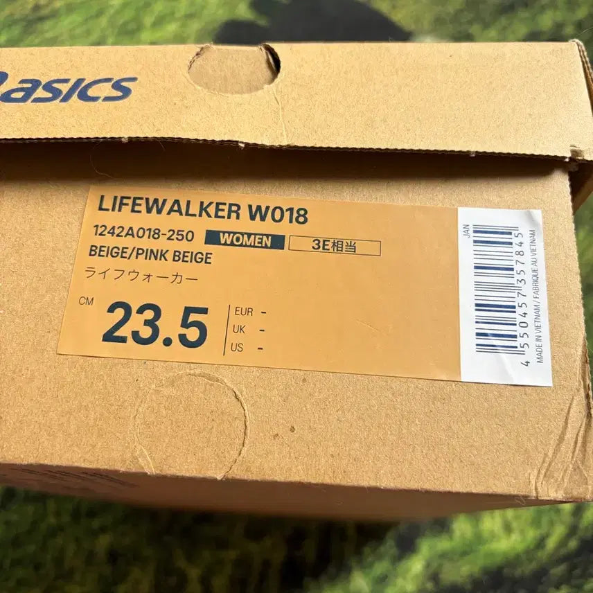 [BUNJANG] Asics Lifewalker 018 Wide Beige Pink 235 / (W) 아식스 라이프워커 018 베이지 핑크 와이드 235
