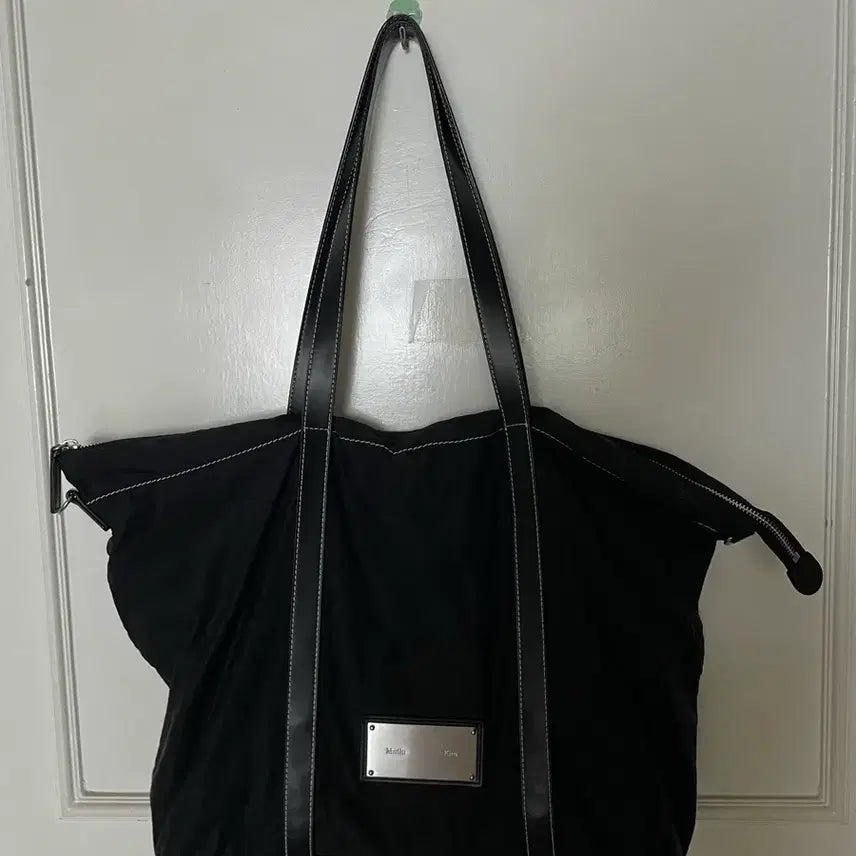 [BUNJANG] Matinkim Fabric New Shopper Bag (Black) / 마뗑킴 패브릭 뉴 쇼퍼백 (블랙)