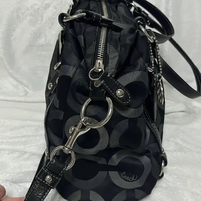 [BUNJANG] Coach Signature CC 2-Way Bag / Coach 코치 시그니처 cc 2way백