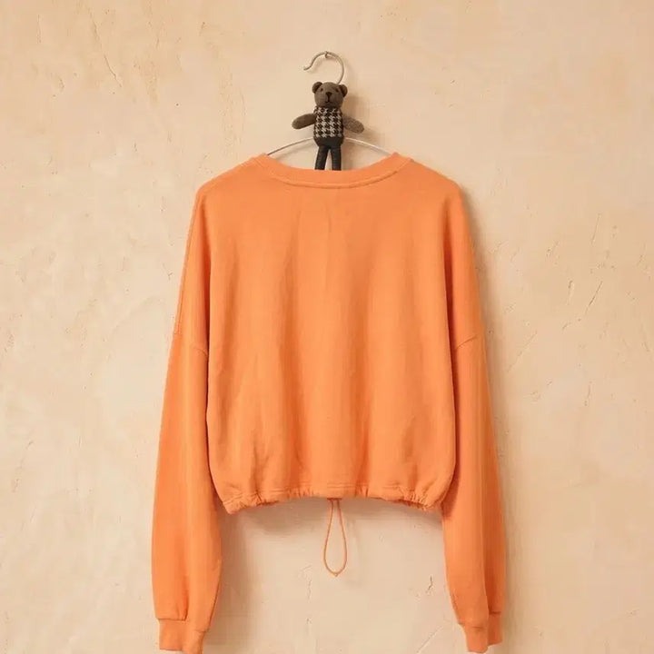 [BUNJANG] XEXYMIX High Neck Crop String Sweatshirt Orange / [젝시믹스] 하이넥 크롭 스트링 맨투맨 (오렌지/F)