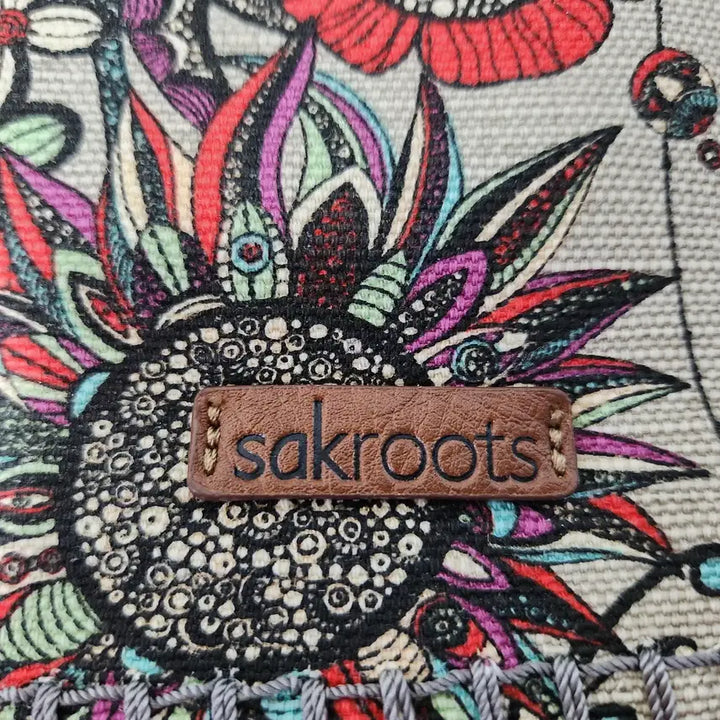 [BUNJANG] Sakroots Artist Circle Backpack with Owl Charm / 삭루츠(Sakroots) 아티스트 서클 패턴 백팩 (부엉이 참 포함)