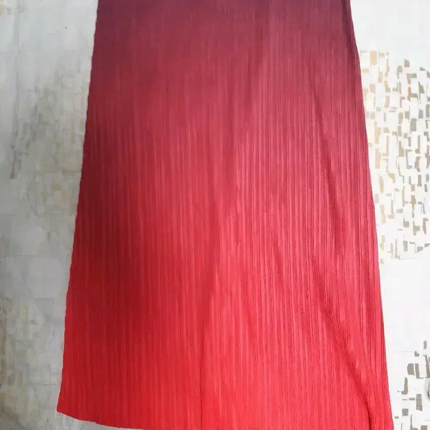 [BUNJANG] Gradient Pleated Long Dress / [상태최상] 그라데이션 플리츠 롱 원피스