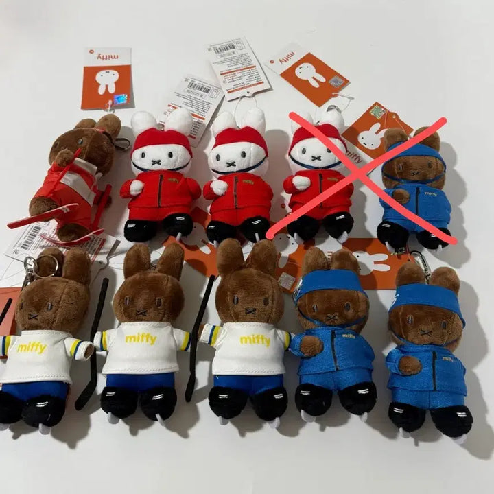 [BUNJANG] Miffy Winter Olympics Skiing, Short Track, Hockey Doll Keyring / 미피 동계올림픽 스키,쇼트트랙,하키 인형 키링