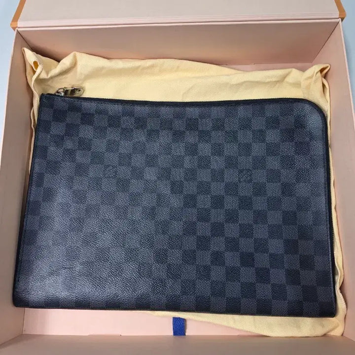 [BUNJANG] Louis Vuitton Damier Clutch Bag / 루이비통 다미에 클러치 백