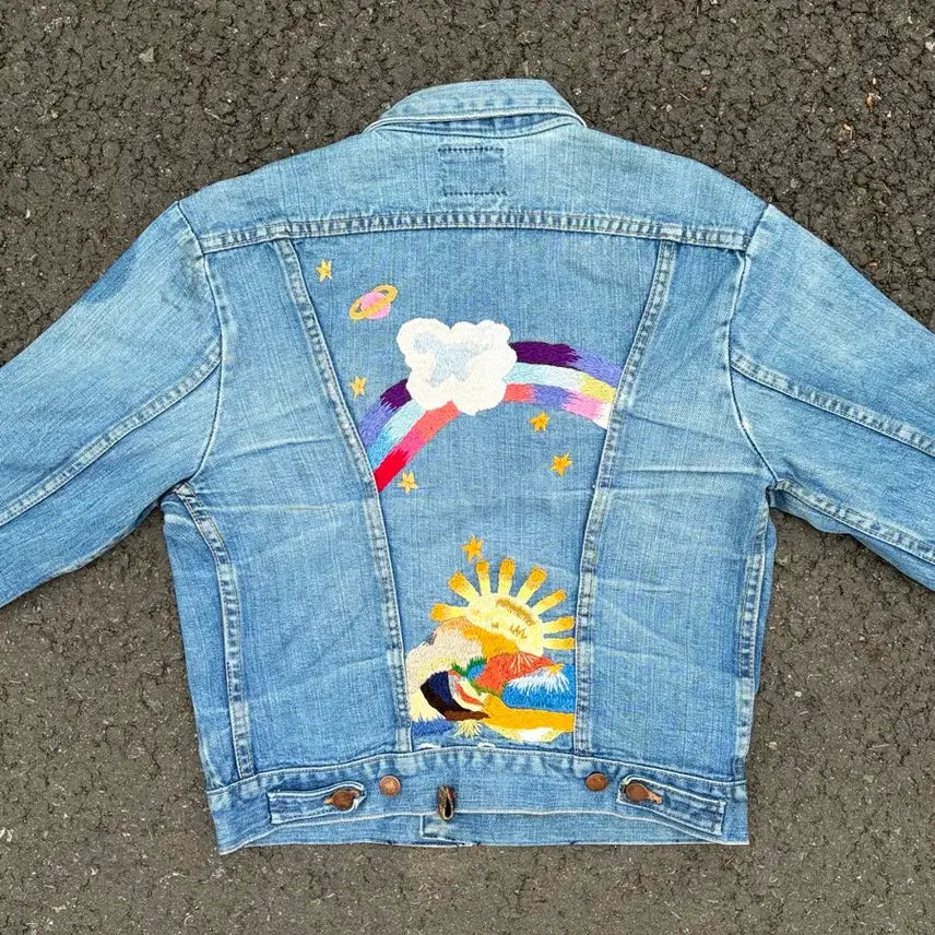 [BUNJANG] 1960s-1970s Wrangler 124MJ Selvedge Denim Jacket / 60s-70s wrangler 124mj 셀비지 랭글러 usa 데님자켓