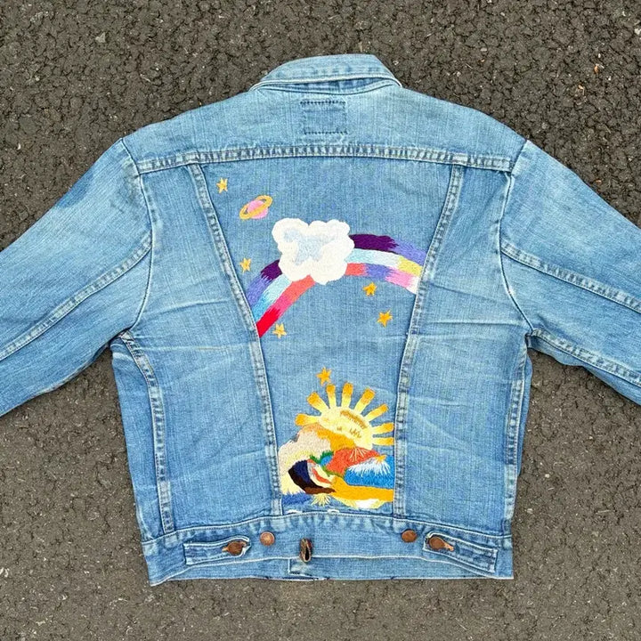 [BUNJANG] 1960s-1970s Wrangler 124MJ Selvedge Denim Jacket / 60s-70s wrangler 124mj 셀비지 랭글러 usa 데님자켓