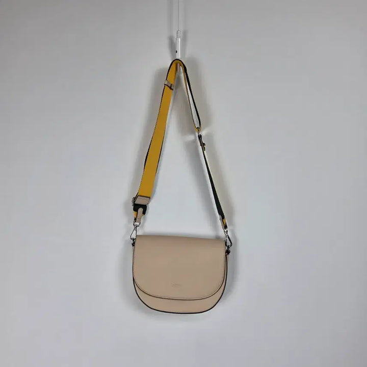 [BUNJANG] Ercoier Ivory Yellow Crossbody Shoulder Bag / 에르콰이어 아이보리 옐로우 크로스백 숄더백 0511