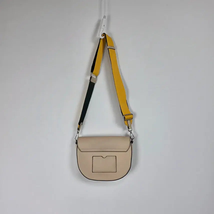 [BUNJANG] Ercoier Ivory Yellow Crossbody Shoulder Bag / 에르콰이어 아이보리 옐로우 크로스백 숄더백 0511