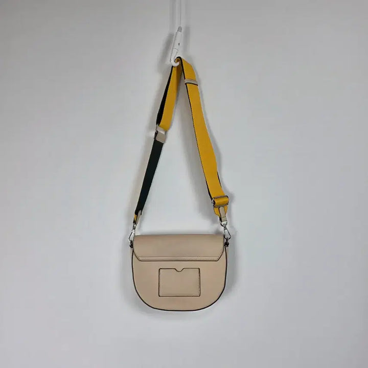 [BUNJANG] Ercoier Ivory Yellow Crossbody Shoulder Bag / 에르콰이어 아이보리 옐로우 크로스백 숄더백 0511