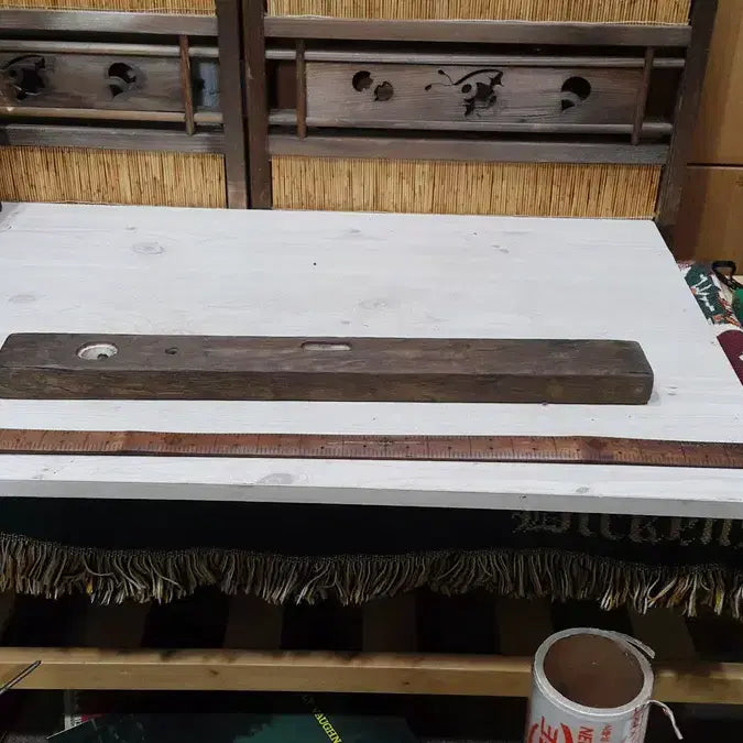 [BUNJANG] Antique Japanese Measuring Tool &amp; German Spirit Level &amp; Japanese Scale / 오래된 대자와 수평계
