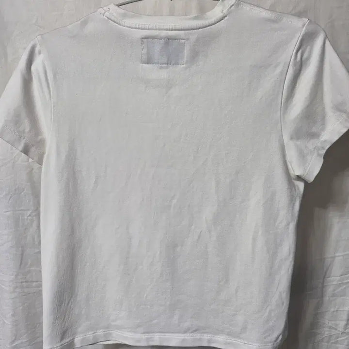 [BUNJANG] Matin Kim Logo Short Sleeve T-Shirt White S / 마뗑킴 로고 반팔 티셔츠 화이트S