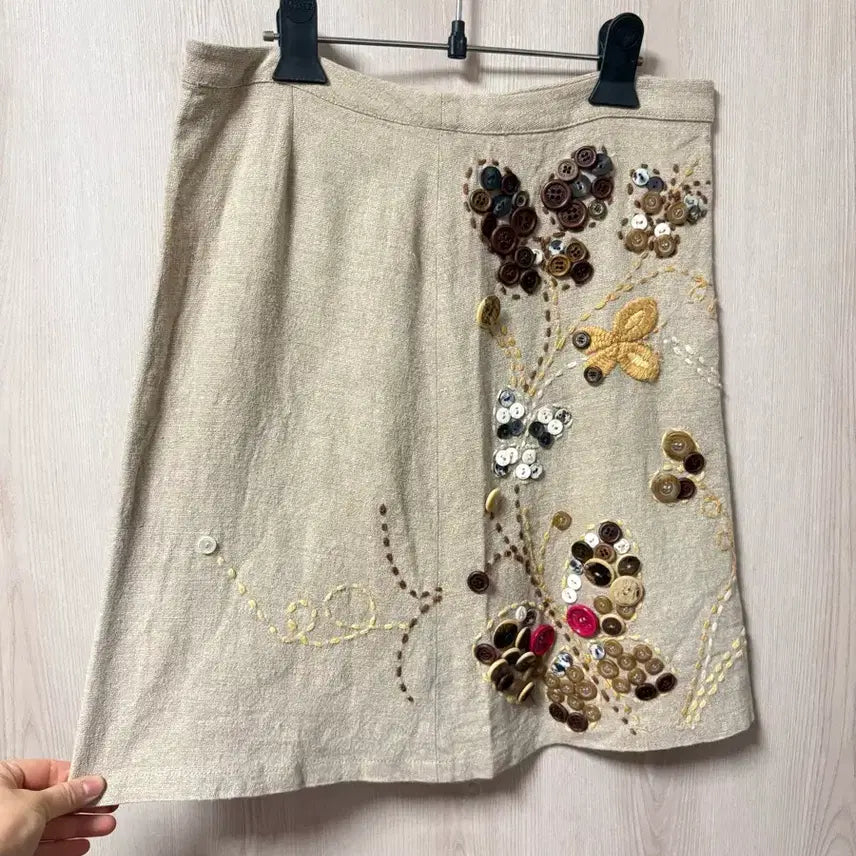 [BUNJANG] Dolce &amp; Gabbana Linen Skirt / 돌체엔가바나 정품 린넨 스커트