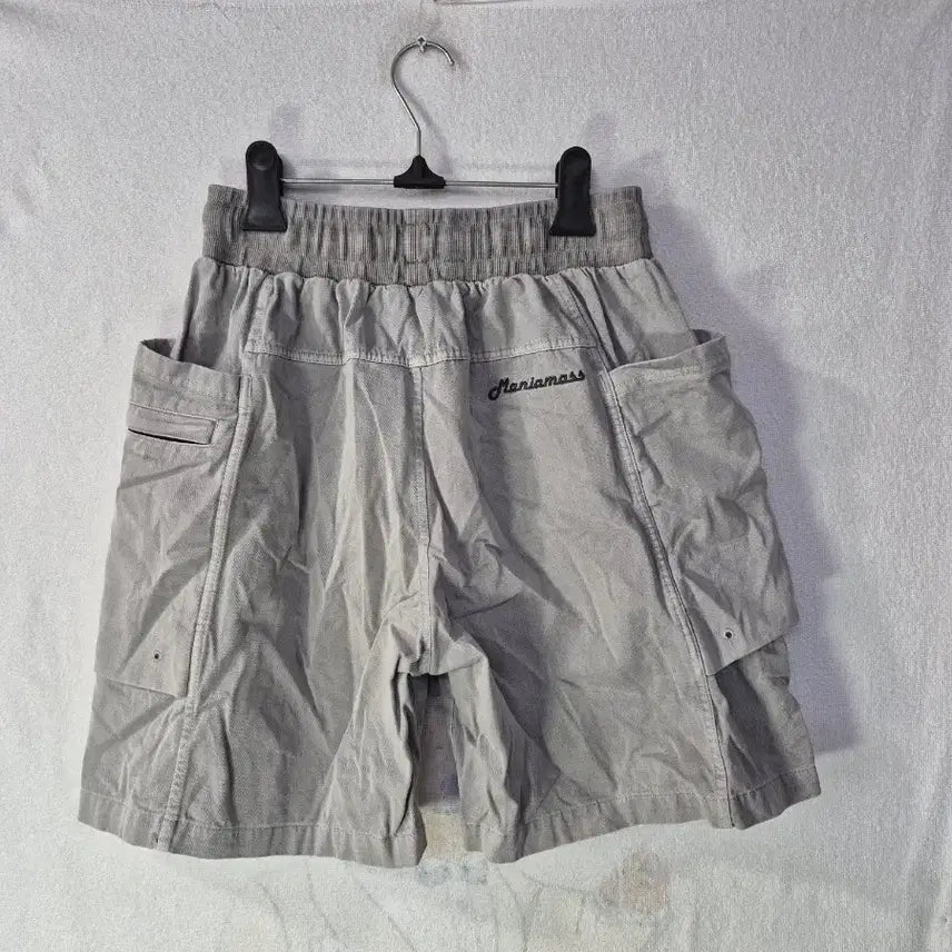 [BUNJANG] Mania Mass Cargo Shorts Gray M / M 매니아매스 카고 반바지 그레이