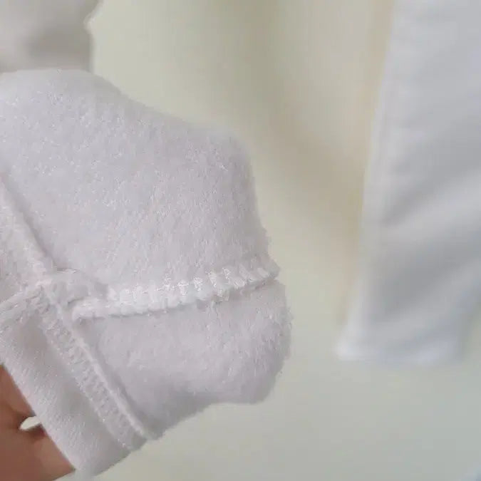 [BUNJANG] White Skinny Jeans with Fleece Lining / 화이트 스키니진 기모바지