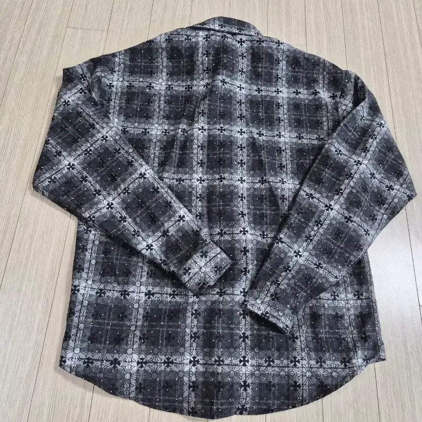 [BUNJANG] Chrome Hearts Style Checkered Shirt / 크롬하츠 스타일 체크 셔츠