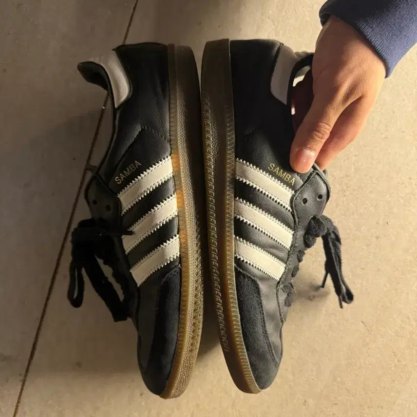 [BUNJANG] Adidas Samba Black Shoes / 아디다스 삼바 265 블랙