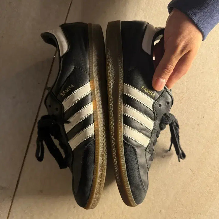 [BUNJANG] Adidas Samba Black Shoes / 아디다스 삼바 265 블랙