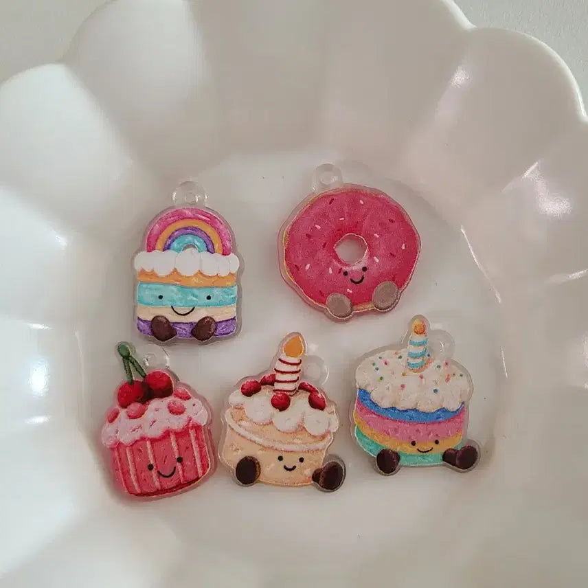 [BUNJANG] Food Charm Beads Set / 음식키링비즈