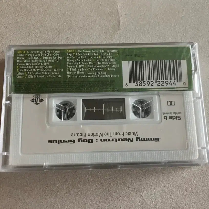 [BUNJANG] Jimmy Neutron Boy Genius Original Soundtrack Cassette Tape (Sealed) / 애니메이션 영화 천재소년 지미 뉴트론 OST 영화음악 미개봉 카세트테이프