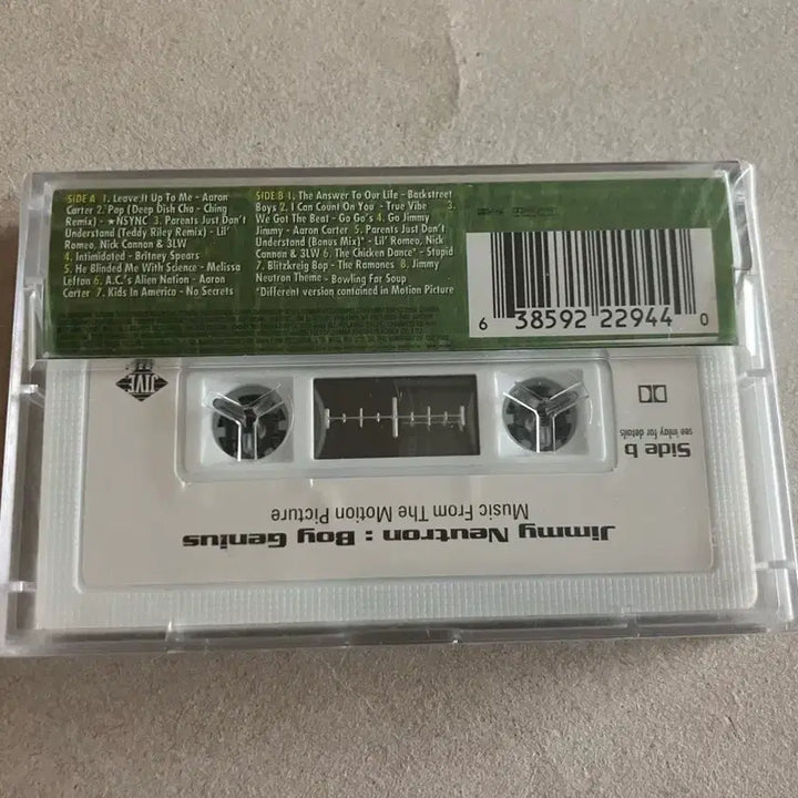 [BUNJANG] Jimmy Neutron Boy Genius Original Soundtrack Cassette Tape (Sealed) / 애니메이션 영화 천재소년 지미 뉴트론 OST 영화음악 미개봉 카세트테이프