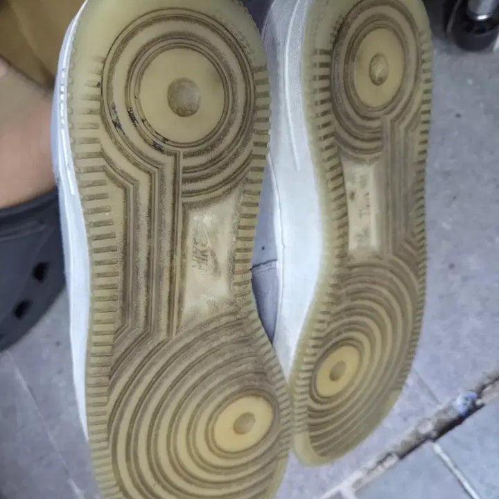 [BUNJANG] Nike Air Force Suede Grey Sneakers 275 / 나이키 에어포스 스웨이드 그레이 운동화275