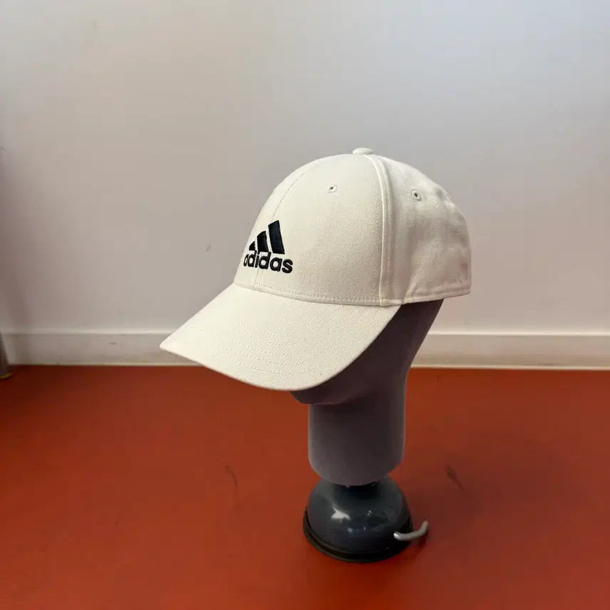 [BUNJANG] Adidas Ball Cap White/Black OS / 아디다스 볼캡 화이트/블랙 OS