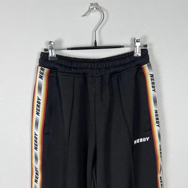 [BUNJANG] NERDY Rainbow Black Training Pants (Men&