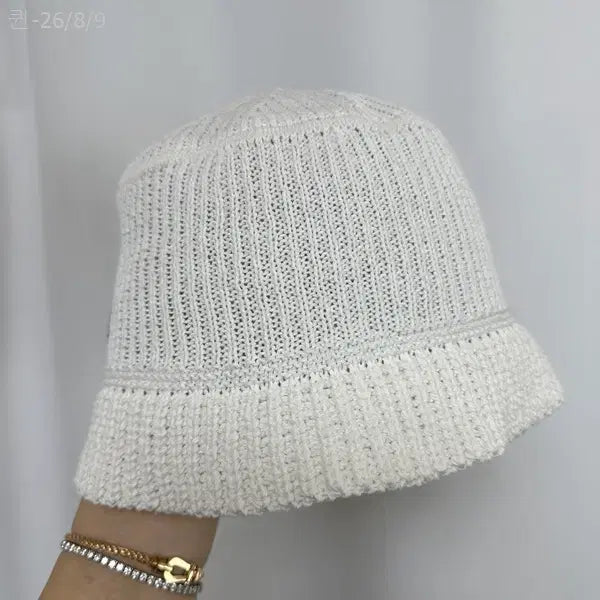 [BUNJANG] Tripsense Unisex Summer Knit Hat White FREE / 트립르센스 공용 여름 니트모자 화이트 FREE
