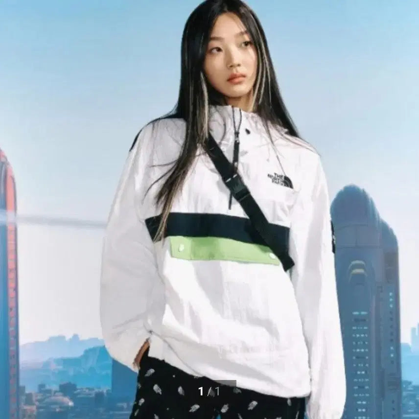 [BUNJANG] The North Face Everden White Label Anorak Windbreaker / 노스페이스 에버든 화이트라벨 아노락 바람막이 (남녀가능)