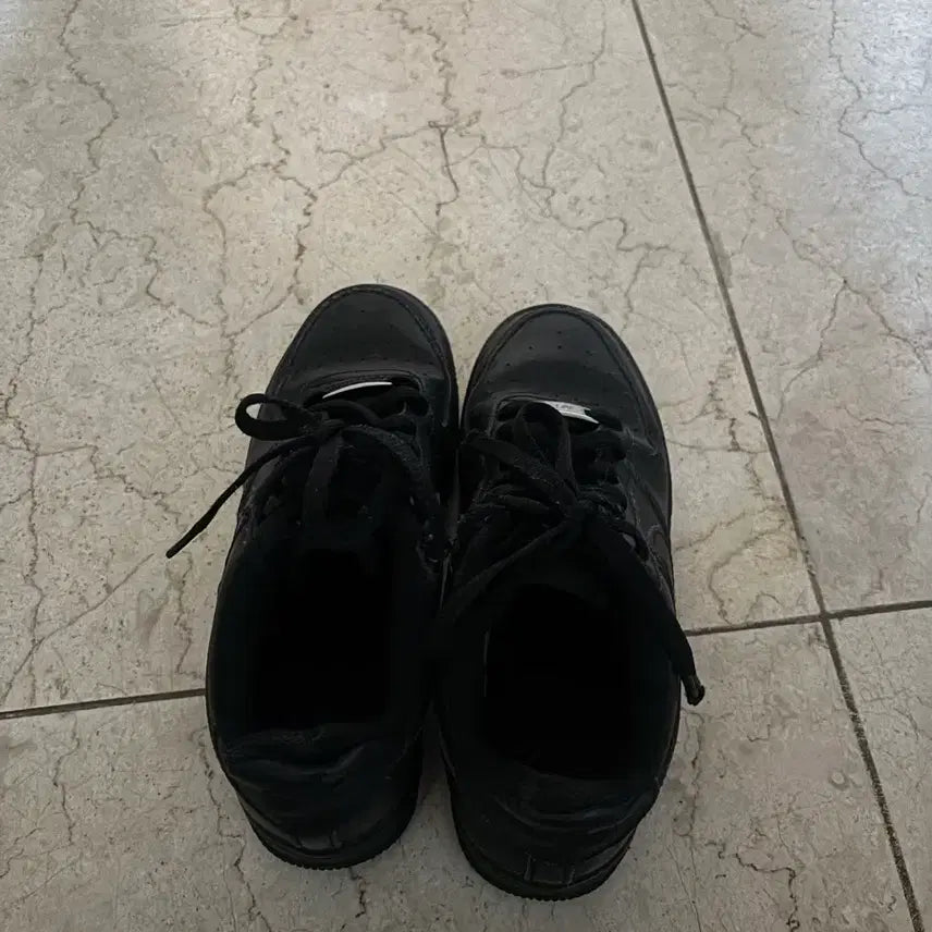 [BUNJANG] Nike Air Force 1 All Black Sneakers / 나이키 에어포스1 올블랙
